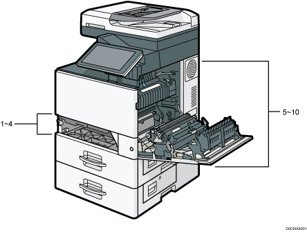 Illustrazione della macchina