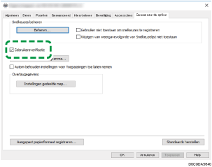 Illustratie stuurprogrammascherm