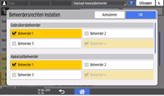 Afbeelding van bedieningspaneel