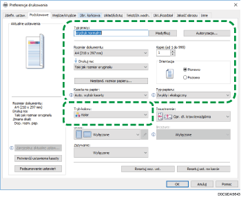 Ilustracja ekranu sterownika