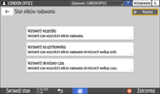 Ilustracja ekranu panela operacyjnego