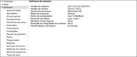 Ilustração do ecrã do sistema operativo