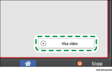 Bild på användarpanelens skärm