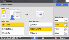 İşletim paneli ekran görseli
