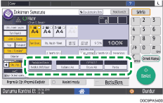İşletim paneli ekran görseli