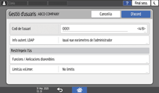 Il·lustració de pantalla del tauler d'operacions