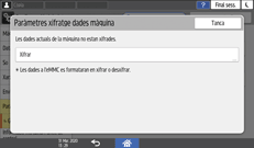 Il·lustració de pantalla del tauler d'operacions