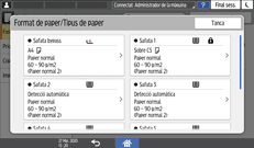 Il·lustració de pantalla del tauler d'operacions