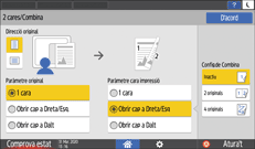 Il·lustració de pantalla del tauler d'operacions