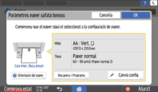Il·lustració de pantalla del tauler d'operacions