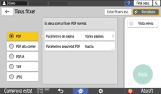 Il·lustració de pantalla del tauler d'operacions