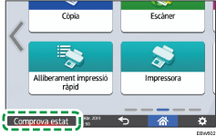 Il·lustració de pantalla del tauler d'operacions