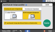Abbildung Bedienfeld-Display