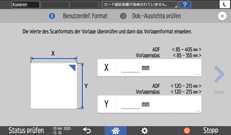 Abbildung Bedienfeld-Display