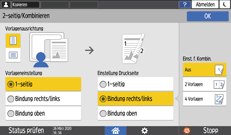 Abbildung Bedienfeld-Display
