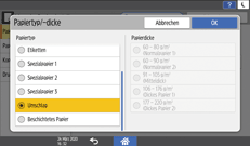 Abbildung Bedienfeld-Display