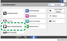 Abbildung Bedienfeld-Display