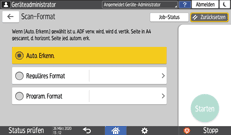Abbildung Bedienfeld-Display
