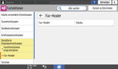 Abbildung Bedienfeld-Display