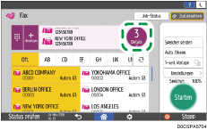 Abbildung Bedienfeld-Display