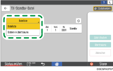 Abbildung Bedienfeld-Display
