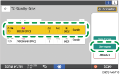 Abbildung Bedienfeld-Display