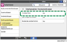 Abbildung Bedienfeld-Display