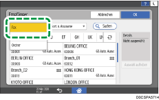 Abbildung Bedienfeld-Display