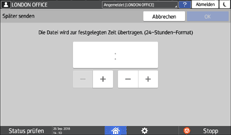 Abbildung Bedienfeld-Display