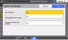 Abbildung Bedienfeld-Display
