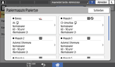 Abbildung Bedienfeld-Display