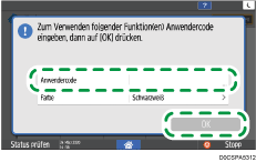 Abbildung Bedienfeld-Display