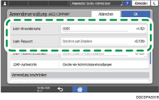 Abbildung Bedienfeld-Display