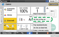 Abbildung Bedienfeld-Display