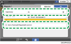 Abbildung Bedienfeld-Display
