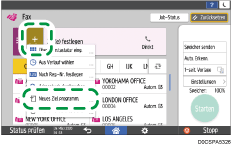 Abbildung Bedienfeld-Display