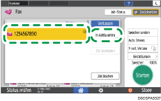 Abbildung Bedienfeld-Display