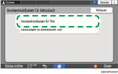 Abbildung Bedienfeld-Display