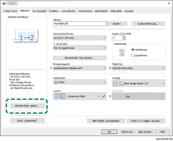 Abbildung Treiberbildschirm