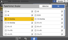 Abbildung Bedienfeld-Display