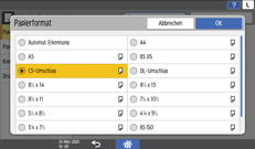 Abbildung Bedienfeld-Display