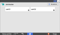 Abbildung Bedienfeld-Display