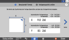 Abbildung Bedienfeld-Display
