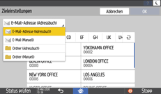 Abbildung Bedienfeld-Display