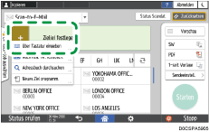 Abbildung Bedienfeld-Display