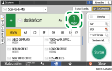 Abbildung Bedienfeld-Display