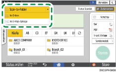 Abbildung Bedienfeld-Display