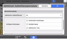 Abbildung Bedienfeld-Display