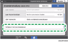 Abbildung Bedienfeld-Display