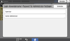 Abbildung Bedienfeld-Display